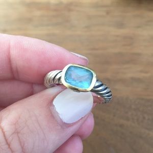 David Yurman Blue Topaz Ring